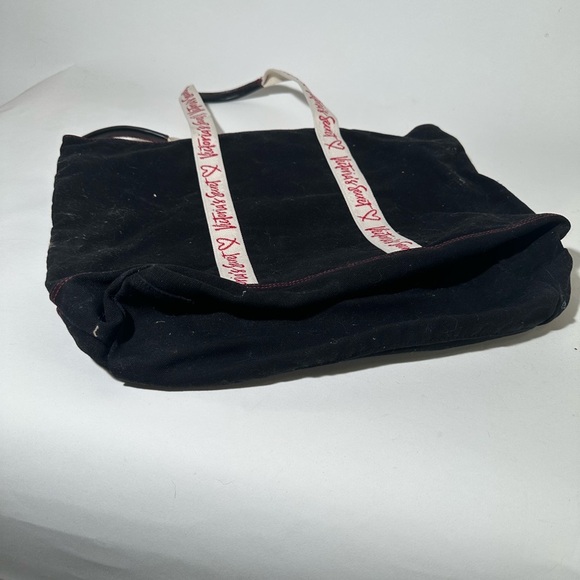 Victoria's Secret Black Tote with Red Accents - Picture 3 of 4